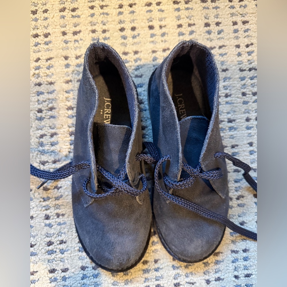 J. Crew Dark Blue Suede Footwear